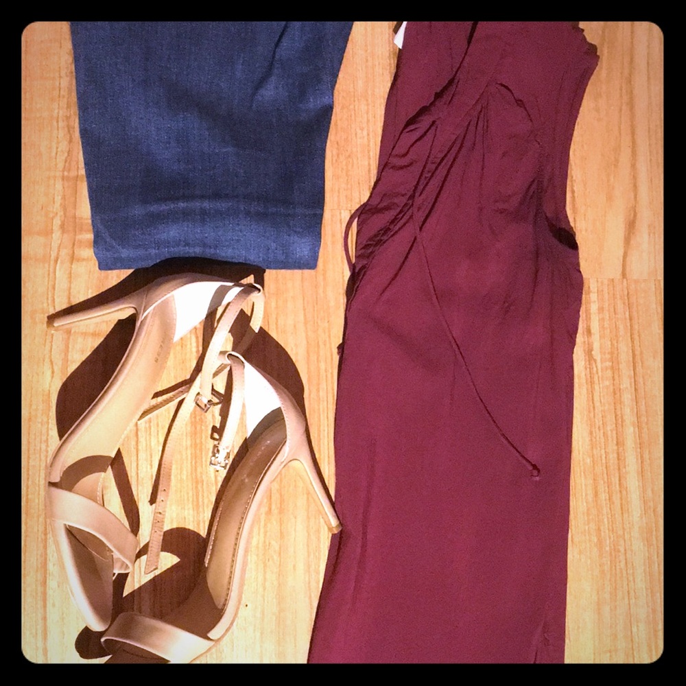 Maroon blouse